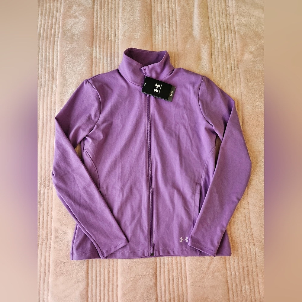 BNWT Under Armour Women's Motion Jacket Provence Purple Size Medium